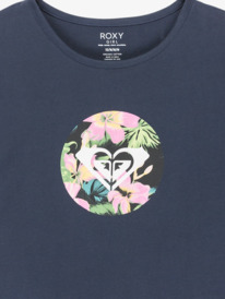 2 Rg Night Floral - T-Shirt für Mädchen 4 - 16 Blau ERGZT04126 Roxy