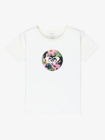 0 Rg Night Floral - Short Sleeves T-Shirt for Girls 4 - 16 White ERGZT04126 Roxy