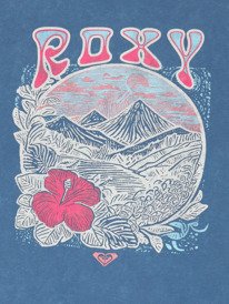 2 Eve Washed - Oversized T-Shirt for Girls 4-16 Blue ERGZT04137 Roxy