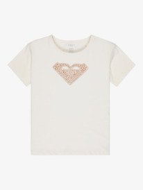0 Lily Night - T-shirt de manga curta para raparigas 4-16 Cinza ERGZT04139 Roxy