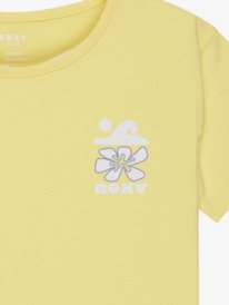 2 Lily Night - Maglietta a maniche corte da Ragazza 4-16 Yellow ERGZT04139 Roxy
