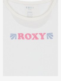 2 Lily Vintage - T-shirt met korte mouwen voor Meisjes 4-16 White ERGZT04140 Roxy