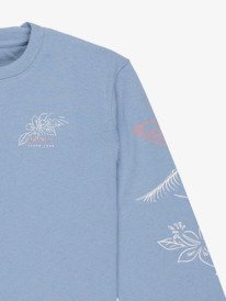 2 Orchidregular Go - Longsleeve für Mädchen 4-16 Blau ERGZT04141 Roxy