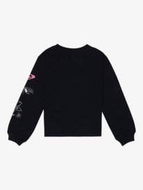 4 Orchidregular Go - Maglietta a Maniche Lunghe da Ragazza 4-16 Black ERGZT04141 Roxy