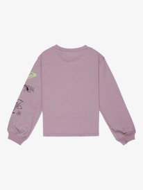 1 Orchidregular Go - Camiseta de manga larga para chicas 4-16 Violeta ERGZT04141 Roxy
