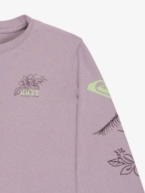 2 Orchidregular Go - Camiseta de manga larga para chicas 4-16 Violeta ERGZT04141 Roxy