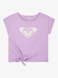 0 Pura Playa - T-shirt met korte mouwen voor Meisjes 4-16 Purple ERGZT04148 Roxy