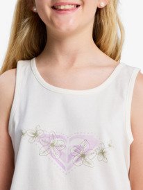 3 Miaregular - Vest Top for Girls 4-16 White ERGZT04150 Roxy