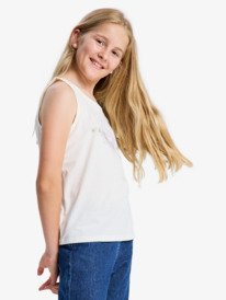1 Miaregular - Vest Top for Girls 4-16 White ERGZT04150 Roxy