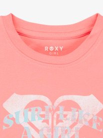 2 Baby One More Time - T-shirt curta para Raparigas 4-16 Pink ERGZT04152 Roxy