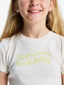 3 Baby One More Time - K&uuml;rzeres T-Shirt f&uuml;r M&auml;dchen 4-16 Weiss ERGZT04152 Roxy