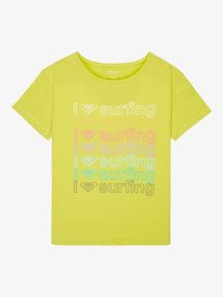 0 Lilyregular Night Vintage - T-Shirt f&uuml;r M&auml;dchen 4-16 Gr&uuml;n ERGZT04153 Roxy