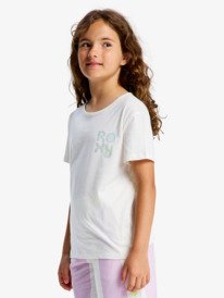 1 Lilyregular Night Vintage - Short Sleeve T-Shirt for Girls 4-16 White ERGZT04153 Roxy