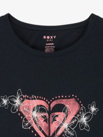 2 Lilyregular Night - T-Shirt &agrave; manches courtes pour Fille 4-16 Noir ERGZT04154 Roxy