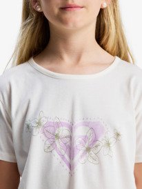 4 Lilyregular Night - T-Shirt f&uuml;r M&auml;dchen 4-16 Weiss ERGZT04154 Roxy