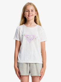 0 Lilyregular Night - T-Shirt f&uuml;r M&auml;dchen 4-16 Weiss ERGZT04154 Roxy