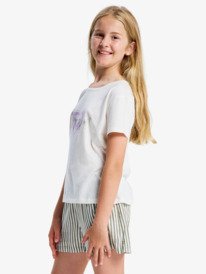 1 Lilyregular Night - T-Shirt f&uuml;r M&auml;dchen 4-16 Weiss ERGZT04154 Roxy