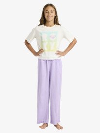 1 Daisyloose Beach - Short Sleeve T-Shirt for Girls 4-16 White ERGZT04156 Roxy