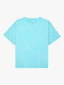 1 Eveoversize Washed - T-shirt met korte mouwen voor Meisjes 4-16 Blue ERGZT04157 Roxy