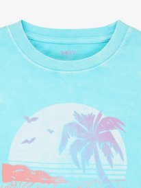 2 Eveoversize Washed - Short Sleeve T-Shirt for Girls 4-16 Blue ERGZT04157 Roxy