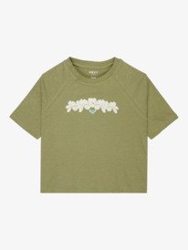 0 Sea Field Girls - Camiseta de manga corta para chicas 4-16 Verde ERGZT04158 Roxy