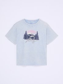 0 Eveoversize Washed Blue ERGZT04167 Roxy