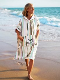 0 Stay Magical - Poncho de surf para Mujer - Blanco Blanco ERJAA03827 Roxy