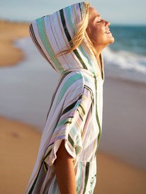 1 Stay Magical - Poncho de surf para Mujer - Blanco Blanco ERJAA03827 Roxy