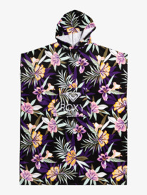 0 Stay Magical Printed - Hooded Surf Poncho Towel for Women Black ERJAA04041 Roxy