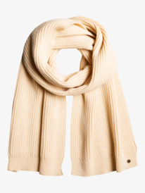 0 Patchouli Cake - Knitted Scarf for Women Beige ERJAA04067 Roxy