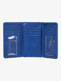 2 Crazy Diamond - Dreifach faltbares Portemonnaie für Frauen Blau ERJAA04202 Roxy