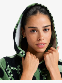 4 Stay Magical Printed - Toalla poncho unisex Negro ERJAA04395 Roxy
