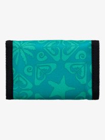 2 Small Beach - Cartera de doble hoja para mujer Verde ERJAA04401 Roxy