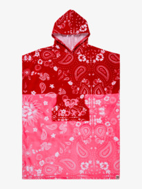 0 Stay Magical Printed - Poncho Towel for Women Red ERJAA04433 Roxy