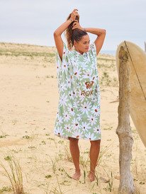 0 Stay Magical Printed - Poncho Towel for Women Green ERJAA04433 Roxy