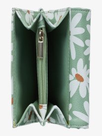 2 Sideral Love Printed - Kunstleder-Brieftasche für Frauen Grün ERJAA04442 Roxy