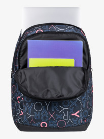 2 Here You Are Printed 24L - Mochila Mediana para Mujer Negro ERJBP04499 Roxy