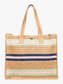 2 Splendid Sun - Bolsa de Playa con Asas para Mujer Amarillo ERJBP04537 Roxy