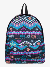 0 Sugar Baby Printed 16L - Small Backpack for Women Black ERJBP04668 Roxy