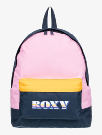 0 Sugar Baby Logo 16L - Kleiner Rucksack für Frauen Blau ERJBP04699 Roxy