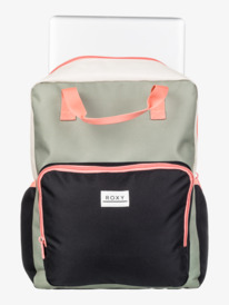 6 Better With Sun - Mittelgroßer Rucksack für Frauen Grün ERJBP04780 Roxy