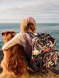 1 Better With Sun Printed - Medium Backpack for Women Black ERJBP04886 Roxy