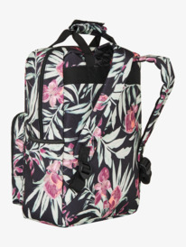 4 Better With Sun Printed - Medium Backpack for Women Black ERJBP04886 Roxy