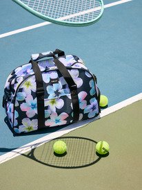 0 Feel Happy - Medium Sport Duffle Bag for Women Black ERJBP04889 Roxy