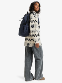 3 Jayjay - Mochila média para mulher Azul ERJBP04894 Roxy