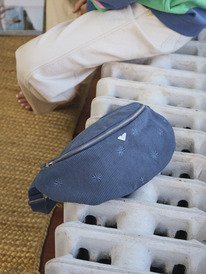 0 Feeling Emby - G&uuml;rteltasche aus Cord f&uuml;r Frauen Blau ERJBP04944 Roxy