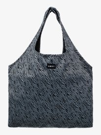 3 Urban Party - Bolsa de playa con asas para mujer Negro ERJBP04947 Roxy