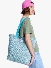 1 Wildest Dream - Bolsa de playa con asas para mujer Verde ERJBP04948 Roxy