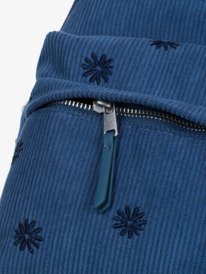 2 Feeling Emby 8L - Corduroy Small Backpack for Women Blue ERJBP04965 Roxy