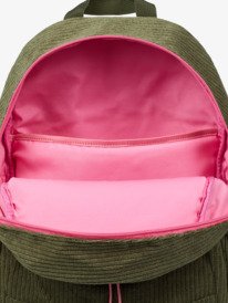 2 True Color 15L - Corduroy Medium Backpack for Women Green ERJBP04967 Roxy